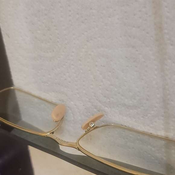 Gucci Flip-Up Sunglasses Rectangle Gold frames - Picture 4 of 4